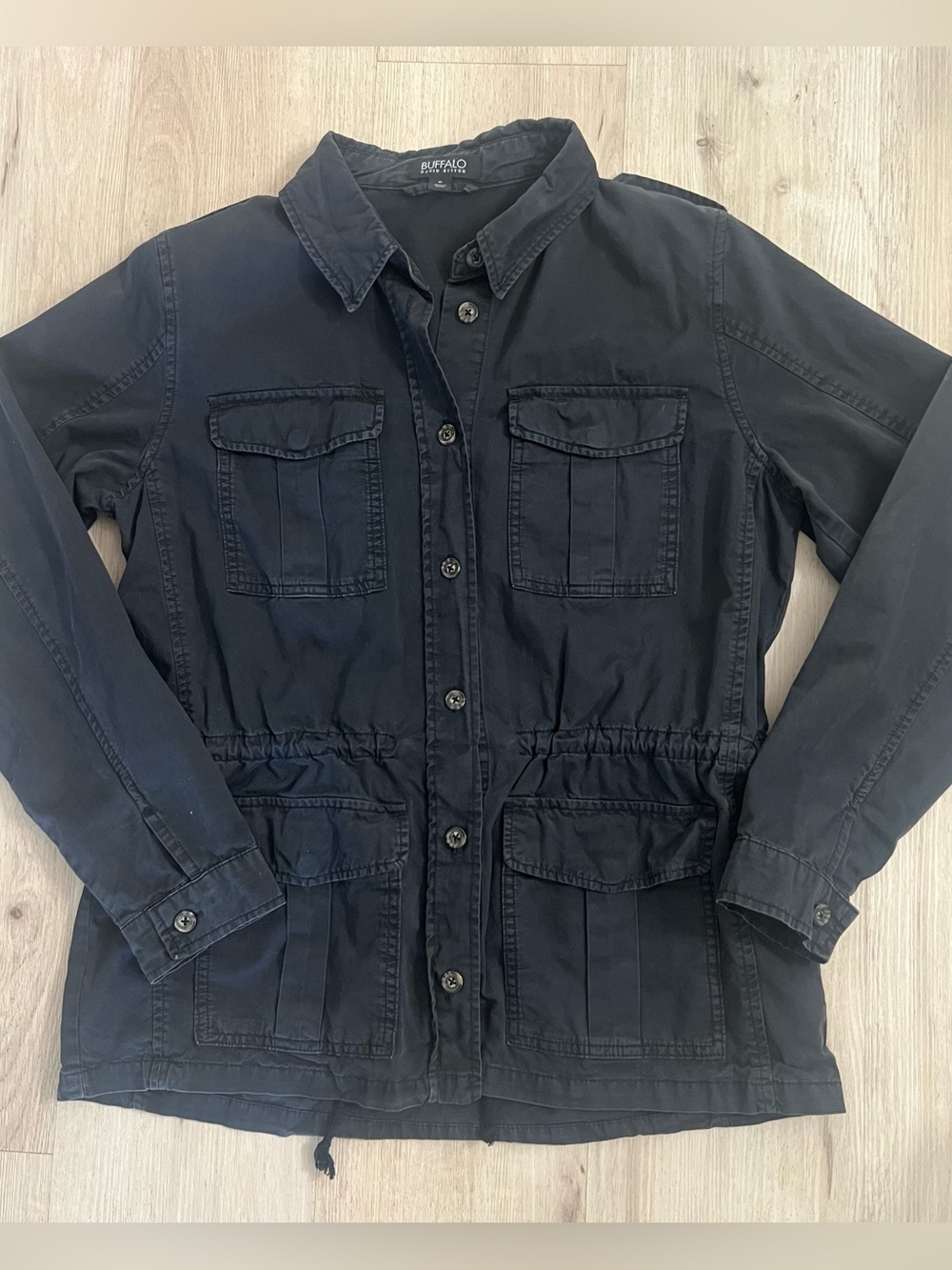 Buffalo David Bitton Women’s Black Shirt Jacket – Size Medium